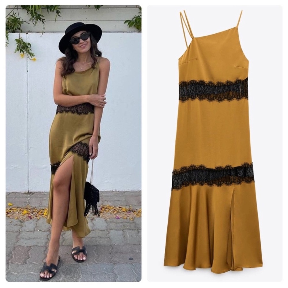 Zara midi lace dress